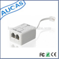 Telefone RJ45 divisor / linha telefônica Splitters / RJ11 Splitter ADSL